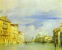 Richard Parkes Bonington - Venice. The Grand Canal.